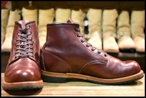 【7.5D 良品 20年】レッドウィング 9411 ベックマン ブラックチェリー フェザーストーン プレーントゥ 9011 ブーツ redwing HOPESMORE