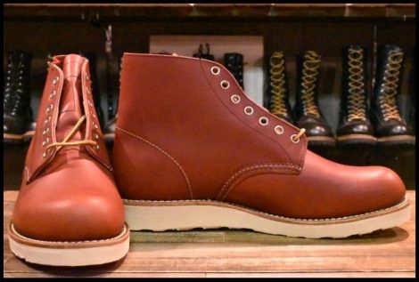 【10D 未使用 犬タグ復刻 19年】レッドウィング 8166 アイリッシュセッター 赤茶 オロラセット ブーツ redwing HOPESMORE