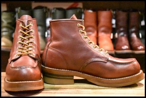 【7.5D 良品 13年 カスタム】レッドウィング 9106 アイリッシュセッター 赤茶 カッパー モックトゥ ブーツ 8875 redwing HOPESMORE