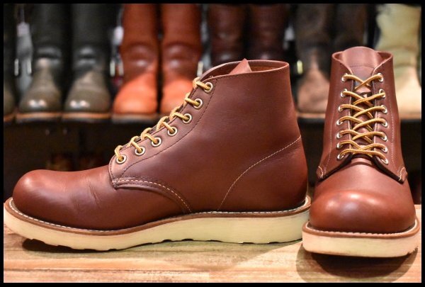 redwing レッドウィング 9105 サイズ9 プレーントゥ RED WING SHOES レッドウィング ワークブーツ Dワイズ 9105