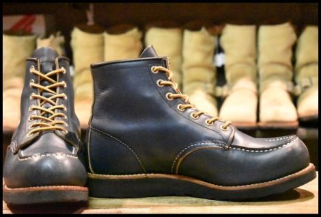 【8E 良品 14年】レッドウィング 8853 アイリッシュセッター インディゴ ポーテージ ネイビー 青 モックトゥ ブーツ redwing HOPESMORE