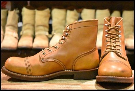 【8D 良品 09年】レッドウィング 8112 アイアンレンジ オロイジナル 茶 キャップトゥ アイアンレンジャー ブーツ redwing HOPESMORE