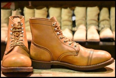 【8D 良品 09年】レッドウィング 8112 アイアンレンジ オロイジナル 茶 キャップトゥ アイアンレンジャー ブーツ redwing HOPESMORE