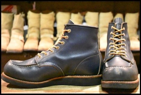 【8E 良品 14年】レッドウィング 8853 アイリッシュセッター インディゴ ポーテージ ネイビー 青 モックトゥ ブーツ redwing HOPESMORE