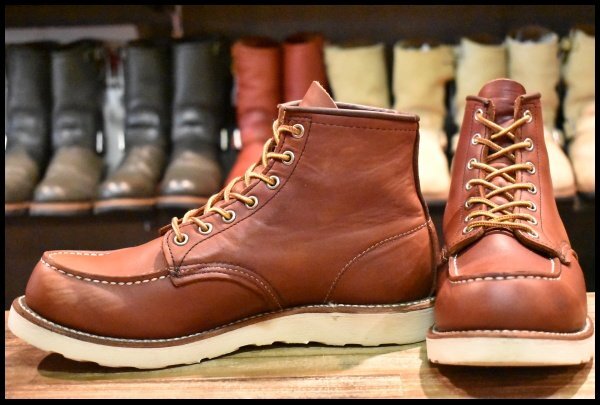 【9.5D 良品 06年】レッドウィング 9106 アイリッシュセッター 赤茶 レッド ブラウン モックトゥ 8875 ブーツ redwing HOPESMORE