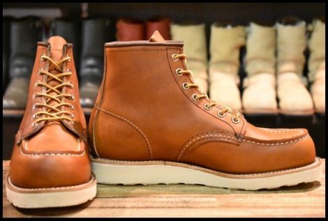 レッドウィング 8103 オックスフォード 茶 モックトゥ ローカット ブーツ