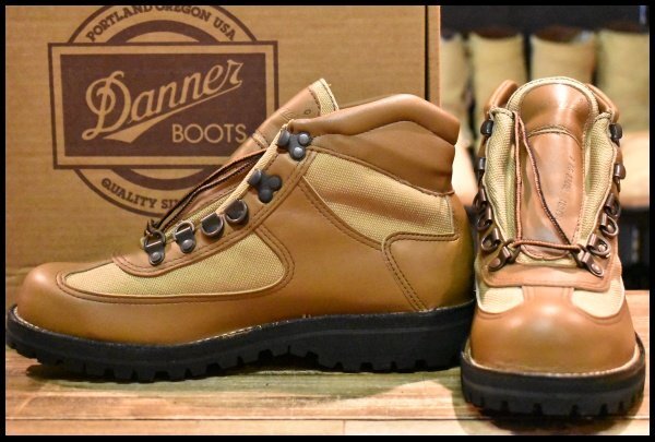 【7EE 箱付 DEAD】Danner ダナー フェザーライト 83640 茶 ブラウン ゴアテックス GORE-TEX 編み上げ レースアップ ブーツ HOPESMORE