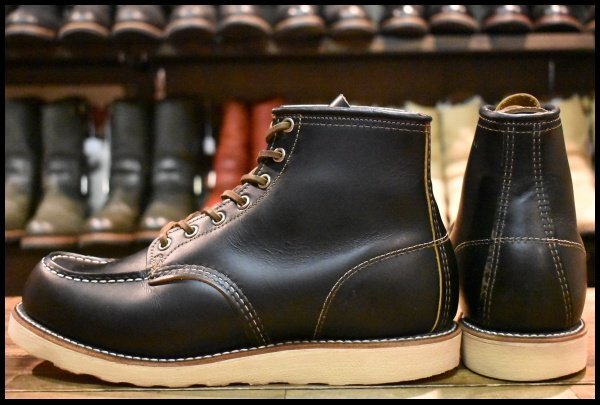 9.5E 美品 17年】レッドウィング 9874 アイリッシュセッター ブラック 