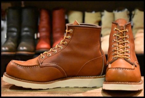 【7E 美品 24年】レッドウィング 875 アイリッシュセッター 茶 オロレガシー モックトゥ レースアップ ブーツ redwing HOPESMORE