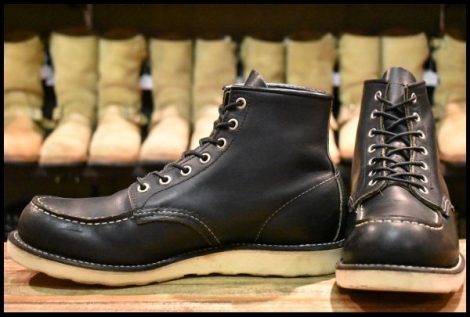 【9.5D 良品 11年】レッドウィング 9075 アイリッシュセッター 黒 ブラック ハーネス モックトゥ 編み上げ 8179 ブーツ redwing HOPESMORE
