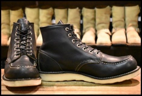 【9.5D 良品 11年】レッドウィング 9075 アイリッシュセッター 黒 ブラック ハーネス モックトゥ 編み上げ 8179 ブーツ redwing HOPESMORE