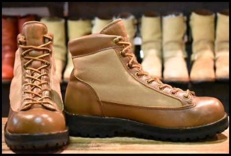 【7.5EE 良品 黒タグ】Danner ダナーライト 30420X 茶 ブラウン カーキ ゴアテックス GORE-TEX 編み上げ ハイキング ブーツ HOPESMORE