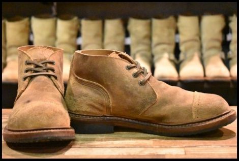 【8D 良品 ナイジェルケーボン別注 17年】レッドウィング 4632 マンソン チャッカ ミュールスキナー 短靴 色 ブーツ redwing HOPESMORE