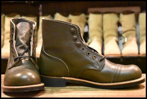 【6D 箱付 未使用 24年】レッドウィング 8078 アイアンレンジャー グリーン アルパイン ポーテージ 緑 ブーツ redwing HOPESMORE