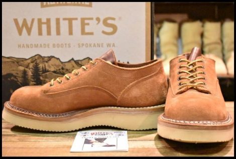 【9E 箱付 美品】WHITE’S ホワイツ ノースウエストLTT オックスフォード 300NWLTT-C レッドドッグラフアウト 短靴 ブーツ HOPESMORE