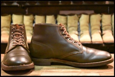 【9.5C 良品 70’S】OUTDOORSMAN アウトドアーズマン ビンテージワークブーツ M505-3 ブラウン コルクソール ヴィンテージ ブーツ HOPESMOR