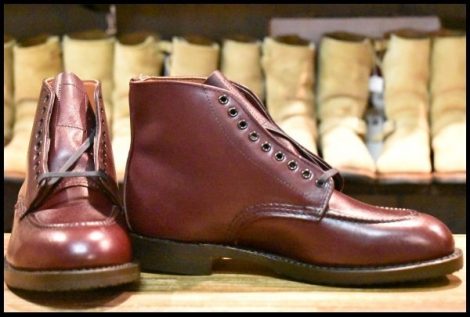 【7D 未使用 16年】レッドウィング 9091 ジラード ブラックチェリー フェザーストーン ベックマン ブーツ redwing HOPESMORE