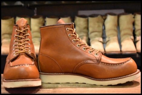【9E 美品 16年】レッドウィング 875 アイリッシュセッター 茶 オロレガシー モックトゥ レースアップ ブーツ redwing HOPESMORE