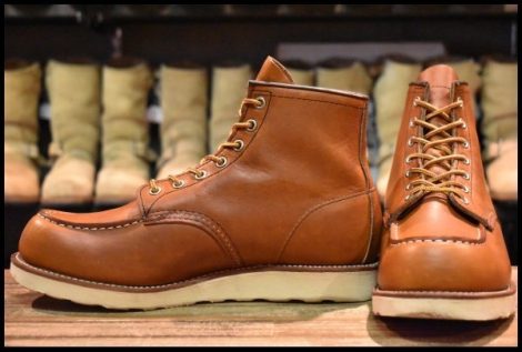 【9E 美品 16年】レッドウィング 875 アイリッシュセッター 茶 オロレガシー モックトゥ レースアップ ブーツ redwing HOPESMORE