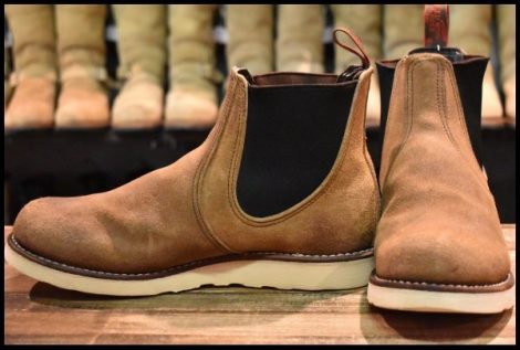【8.5D 良品 08年】レッドウィング 8898 チェルシーランチャー ミュールスキナー 3192 サイドゴア ブーツ redwing HOPESMORE