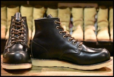 【8.5E 良品 14年】レッドウィング 9874 アイリッシュセッター ブラック クローンダイク モックトゥ 黒 ブーツ redwing HOPESMORE