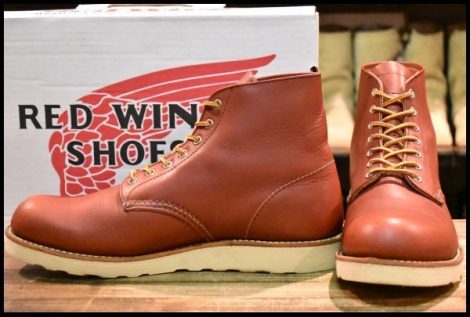 【11D 箱付 美品 犬タグ復刻 19年】レッドウィング 8166 アイリッシュセッター 赤茶 オロラセット プレーントゥ ブーツ redwing HOPESMORE