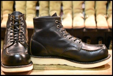 【7.5E 良品 15年】レッドウィング 9874 アイリッシュセッター ブラック クローンダイク 黒 編み上げ モックトゥ ブーツ redwing HOPESMORE