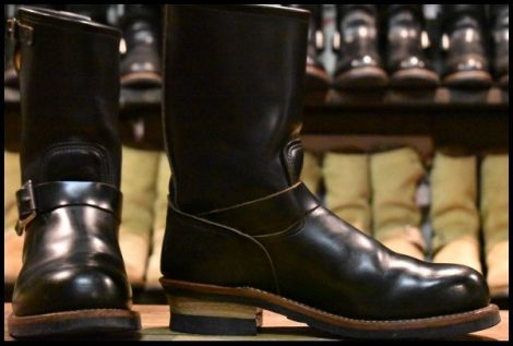 【9D 良品 14年】レッドウィング 9268 エンジニア 黒 ブラック クローンダイク スチールトゥ ブーツ redwing HOPESMORE