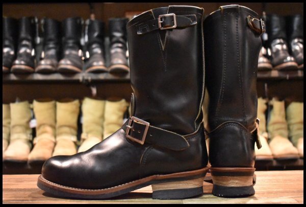 9D 良品 14年】レッドウィング 9268 エンジニア 黒 ブラック