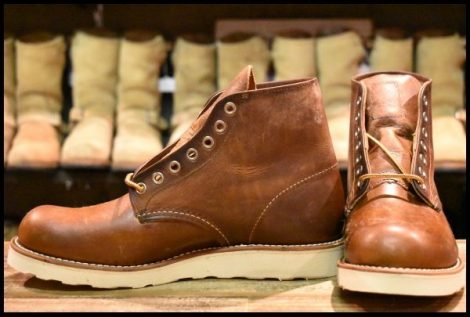 【7D 未使用 13年】レッドウィング 9111 アイリッシュセッター 茶 カッパー ラフ＆タフ プレーントゥ ブーツ redwing HOPESMORE