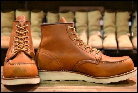 【9.5D 箱付 良品 19年】レッドウィング 875 アイリッシュセッター 茶 オロレガシー モックトゥ レースアップ ブーツ redwing HOPESMORE
