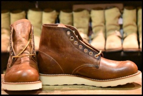 【7D 未使用 13年】レッドウィング 9111 アイリッシュセッター 茶 カッパー ラフ＆タフ プレーントゥ ブーツ redwing HOPESMORE