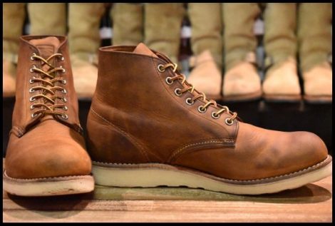 【10D 良品 12年】レッドウィング 9111 アイリッシュセッター 茶 カッパー ラフ＆タフ プレーントゥ 編み上げ ブーツ redwing HOPESMORE