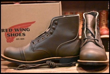 【9D 箱付 未使用 24年】レッドウィング 8078 アイアンレンジャー グリーン アルパイン ポーテージ 緑 ブーツ redwing HOPESMORE