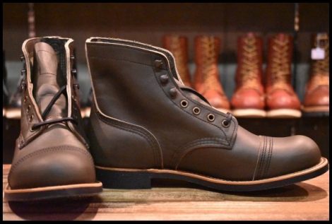 【9D 箱付 未使用 24年】レッドウィング 8078 アイアンレンジャー グリーン アルパイン ポーテージ 緑 ブーツ redwing HOPESMORE