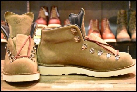 【11.5EE 未使用 白タグ】Danner ダナー マウンテンライト 30868X オリーブ スエード ラフアウト GORE-TEX ゴアテックス ブーツ HOPESMORE