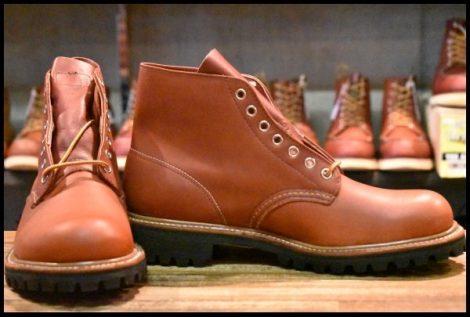 【9E DEAD 羽タグ 01年】レッドウィング 8171 ビブラム アイリッシュセッター 赤茶 オロラセット プレーントゥ ブーツ redwing HOPESMORE