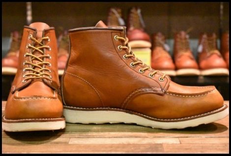 【9.5E 良品 22年】レッドウィング 875 アイリッシュセッター 茶 オロレガシー モックトゥ 編み上げ ブーツ redwing HOPESMORE