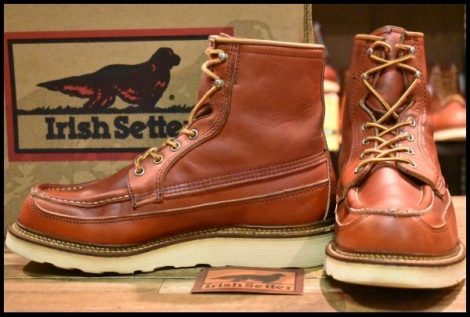 【7.5E 箱付 良品 50周年モデル 犬タグ】レッドウィング 1951 アイリッシュセッター オロラセット モックトゥ ブーツ redwing HOPESMORE