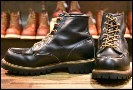 【8.5D 良品 羽タグ 98年】レッドウィング 8136 ビブラム アイリッシュセッター 黒 ブラッククローム ブーツ 8176 redwing HOPESMORE