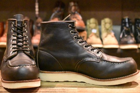 【8D 良品 18年】レッドウィング 8890 アイリッシュセッター チャコール ラフ＆タフ モック レースアップ ブーツ redwing HOPESMORE