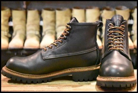 【7D 良品 14年】レッドウィング 2930 アイスカッター 黒 ブラック オッターテイル ライニング付 防寒 編み上げ ブーツ redwing HOPESMORE