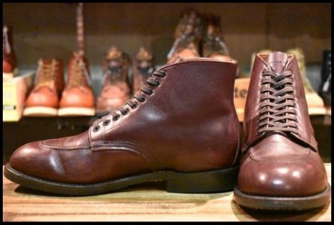 【9D 良品 17年】レッドウィング 9091 ジラード ブラックチェリー フェザーストーン 編み上げ レースアップ ブーツ redwing HOPESMORE