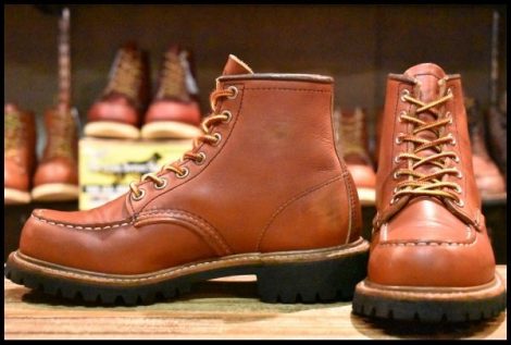 【4.5E 良品 16年】レッドウィング 8175 アイリッシュセッター 赤茶 オロラセット ビブラムソール ブーツ redwing HOPESMORE