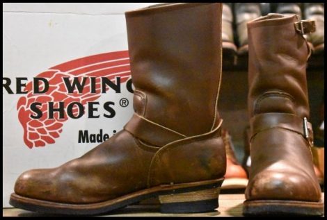 【10D 箱付 良品 2NDモデル PT99刺繍】レッドウィング 8272 エンジニア 茶 ベルバリタン スチールトゥ ブーツ redwing HOPESMORE