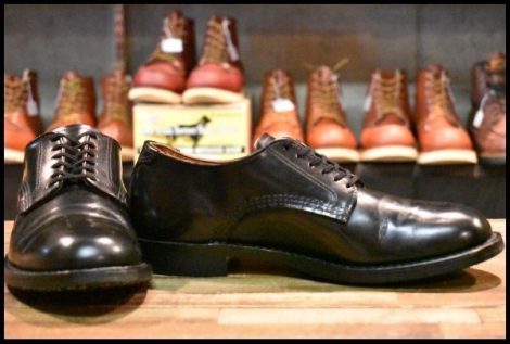 【8D 良品 20年】レッドウィング 9087 Mil-1 ミルワン ブルーチャー オックスフォード ブラック 黒 短靴 ブーツ redwing HOPESMORE