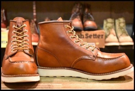 【9.5E 良品 22年】レッドウィング 875 アイリッシュセッター 茶 オロレガシー モックトゥ レースアップ ブーツ redwing HOPESMORE