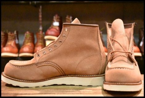 【10D 未使用 23年】レッドウィング 8208 アイリッシュセッター ダスティローズ ラフアウト ピンク ブーツ redwing HOPESMORE