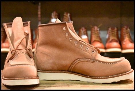 【10D 未使用 23年】レッドウィング 8208 アイリッシュセッター ダスティローズ ラフアウト ピンク ブーツ redwing HOPESMORE