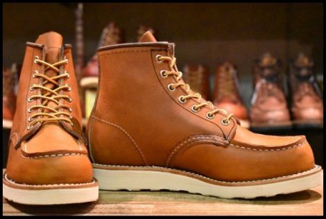 【6E 美品 23年】レッドウィング 875 アイリッシュセッター 茶 オロレガシー モックトゥ レースアップ 編み上げ ブーツ redwing HOPESMORE